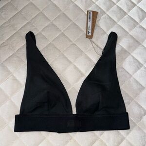 NWT SKIMS Cotton Ribbed Scoop Bralette
